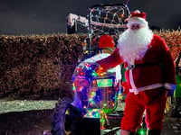 Bere peninsula staging community tractor run 