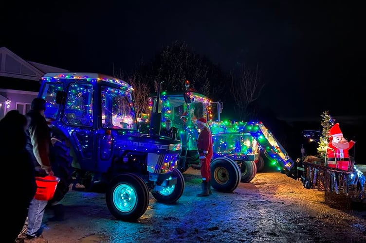 Bere Alston tractor run.