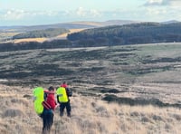 Walkers rescued from boggy Dartmoor 