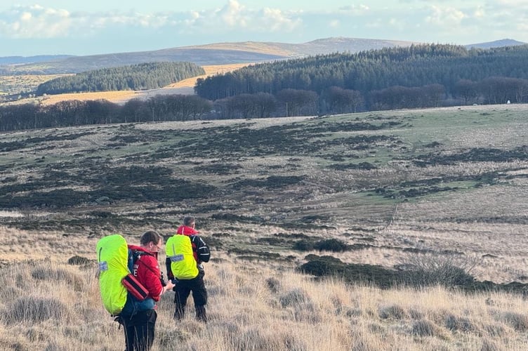 Tavistock Dartmoor Search & Rescue Team escorted walkers struggling in boggy conditions off the moor on Saturday (December 14).
