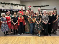 Okehampton jive group celebrates with an end of year party