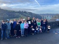 Calstock pupil creates winning design for MP's Christmas card