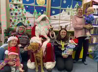 Tavistock traffic warden makes Santa's day