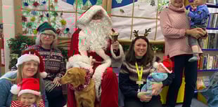 Tavistock traffic warden makes Santa's day