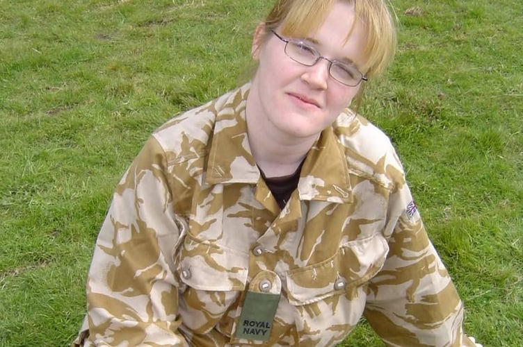Kirsty Nesbitt, a former Royal Navy writer, now gets a lot of emotional and practical support from the Battling On charity.