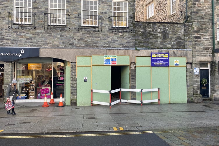 The former M&Co clothing shop on Duke Street, Tavistock,  is due to become a Loungers cafe:bar if all goes as planned.