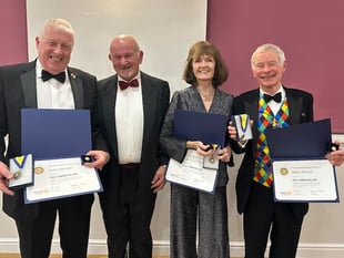 Okehampton rotarians honoured