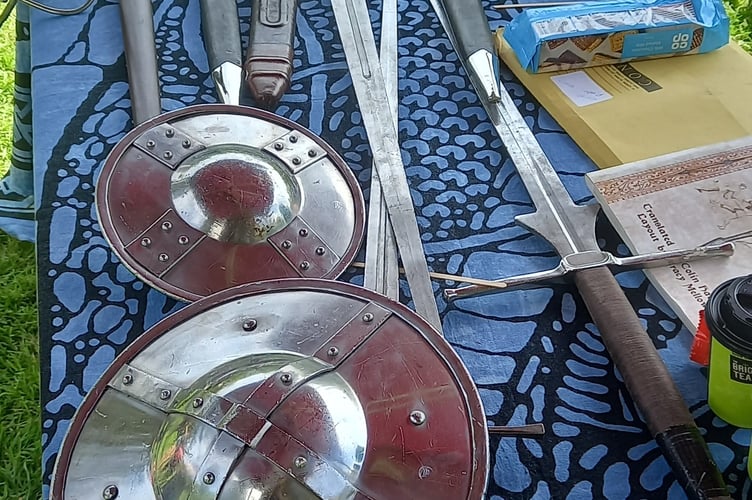 A selection of weapons that Mystic Swords use in their sessions