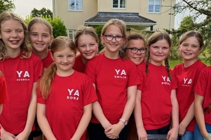 The girls designed their own T-Shirts and helped Lions Club throughout the year at community events. (Picture: Tavistock Lions Club)