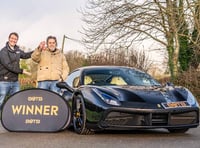 Lucky mechanic's prize Ferrari   