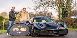 Lucky mechanic's prize Ferrari   