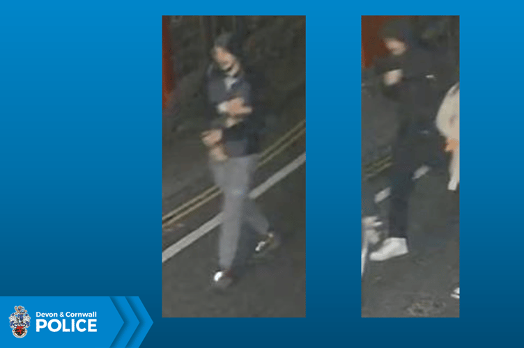 Two men police want to speak to