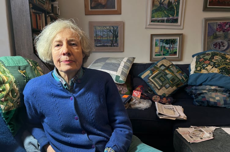 Judith Davies was left stranded when the bus from Okehampton Station to Tavistock failed to arrive