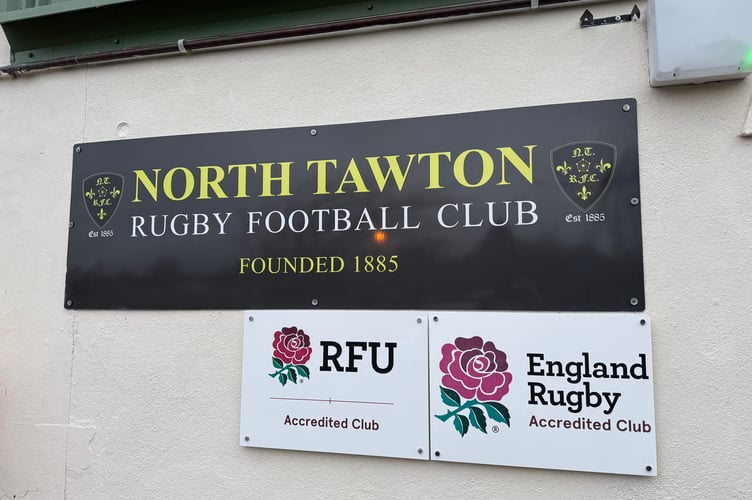 North Tawton RFC. AQ 1040