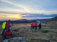 Walker hurt by dog rescued by volunteers