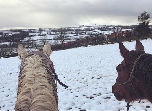 Looking across to brentor church by Claire Bruff