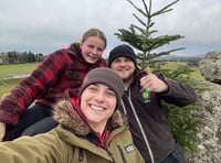 More than £1,000 raised with young farmers' Christmas tree collection