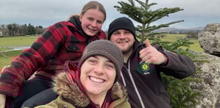 More than £1,000 raised with young farmers' Christmas tree collection
