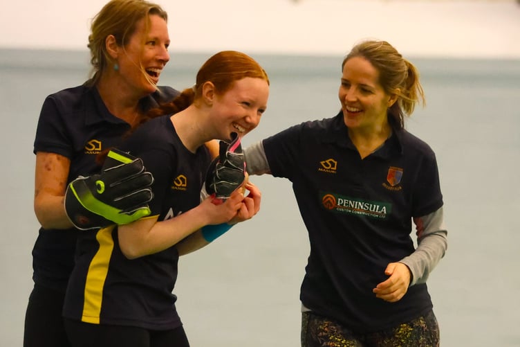 Ladies indoor cricket Moorland Maidens.