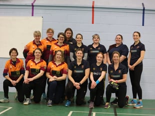 Ladies indoor cricket Moorland Maidens v Tavistock Lions