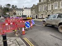 Broken manhole cover diverts drivers