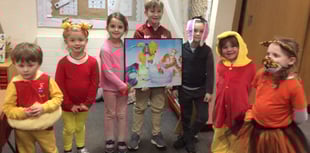 Winnie the Pooh at school