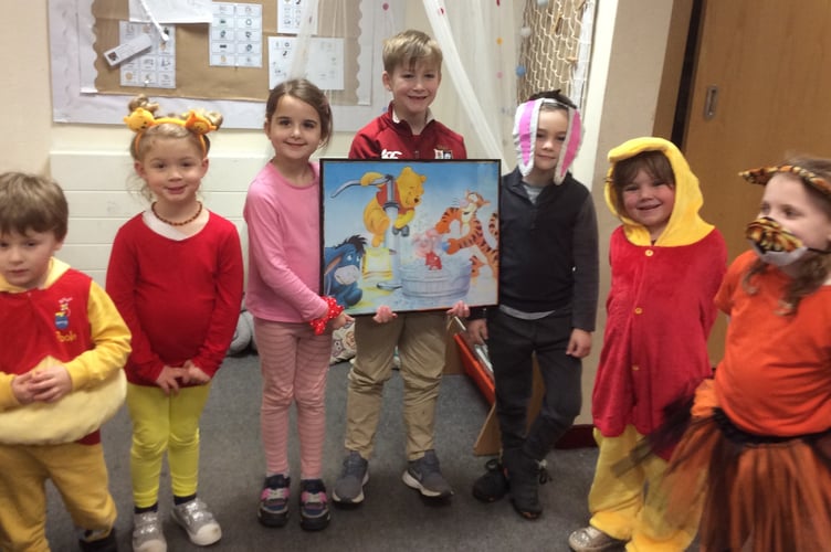Honey and bees and bears were on the minds of creative Horrabridge School children marking Winnie the Pooh Day.