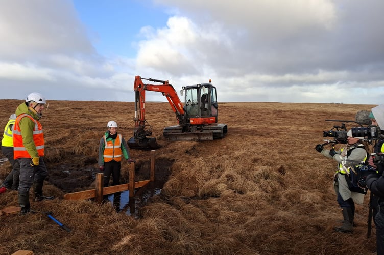 SW Peatland Partnership and Countryfile filming.