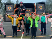 Children's skipping superhero