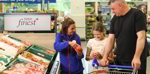 Tesco list of the 20 most popular products with shoppers in Devon
