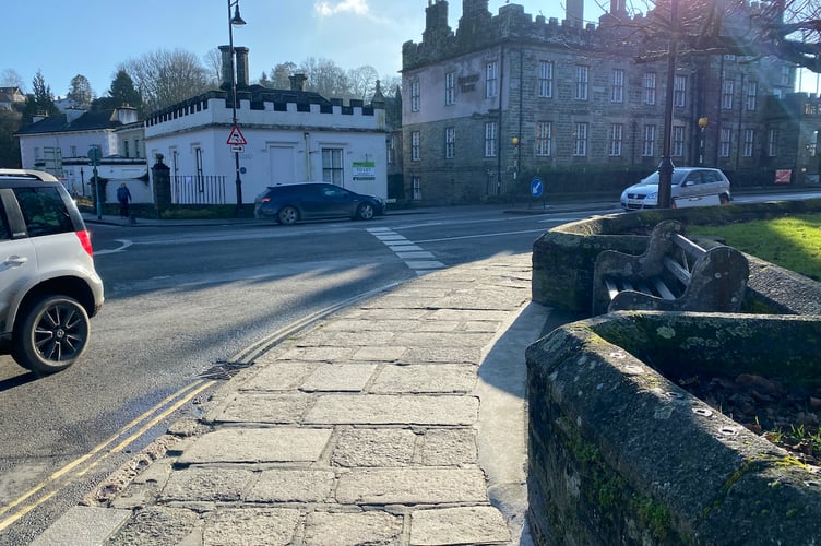The collision took place on the corner of Plymouth Road and Bedford Square in Tavistock