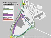 New temporary commuter traffic plan 