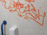 Vandals strike at public loos