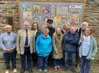 Community mosaic repaired