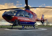 Air ambulance lands in Tavistock park on 999 call