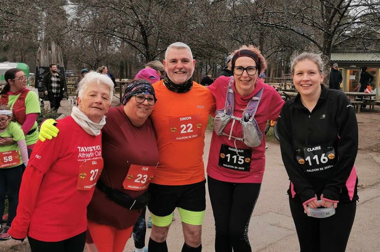 TAC quintet at Haldon Forest trail runs