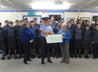 Okehampton Royal Air Force cadets receive donation