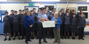 Okehampton Royal Air Force cadets receive donation