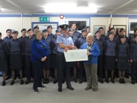 Okehampton Royal Air Force cadets receive donation