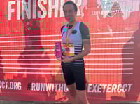 Holly conquers Exeter half