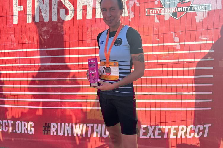 Holly Fitzgerald collects her trophy