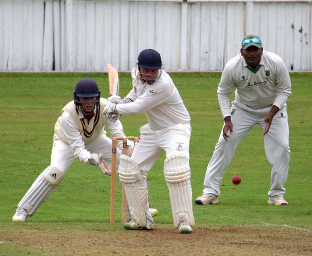 Hatherleigh CC captain passing on the baton