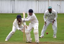 Hatherleigh Cricket Club captain passing on the baton