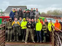 Tavistock Young Farmers stage charity dung sale
