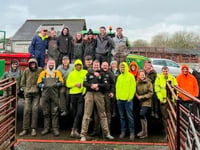 Tavistock Young Farmers stage charity dung sale