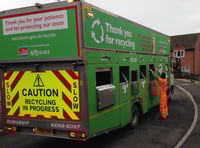 Households' recycling could be recorded by bin men 