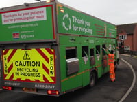 Households' recycling could be recorded by bin men 