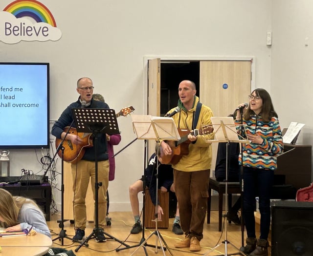 Community worship in Okehampton