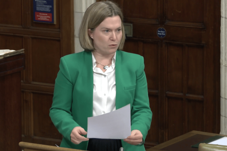 SW Devon MP Rebecca Smith speaking in the Commons about the harsh impact of the winter payments withdrawal