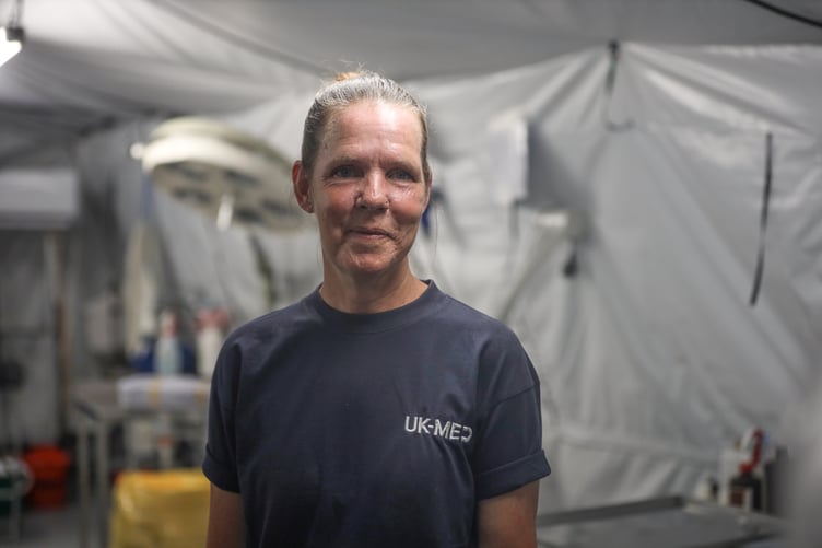 Nurse Paula Tobin has been given an award for her humanitarian work in Gaza.